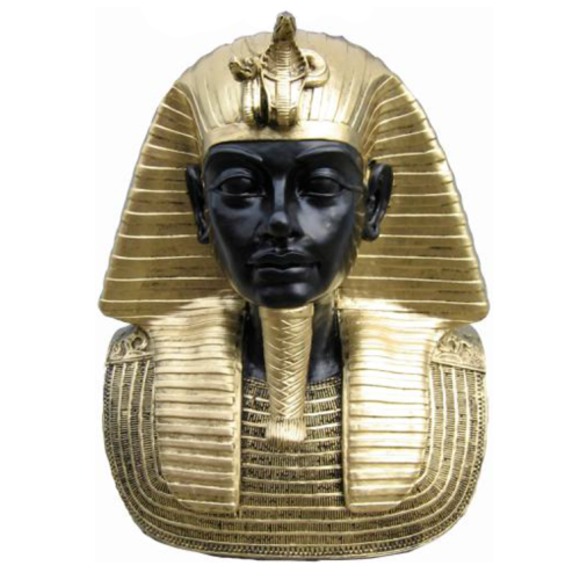 Ägyptischer Pharao Büste aus Kunststoff, Höhe 29 cm
