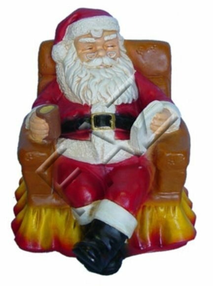 Design Weihnachtsmann Dekoration Deko Figur Statue Skulptur Figuren