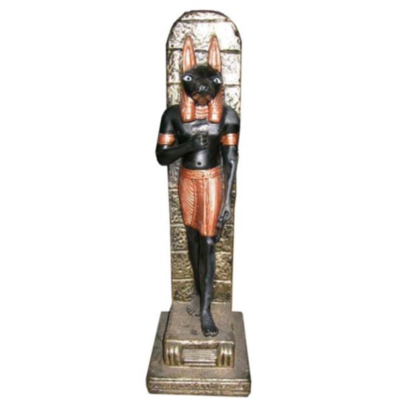 Ägyptische Figur Anubis Kunststoff god of death Dekoration Statuen
