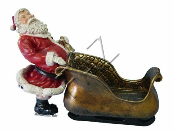 Design Weihnachtsmann Figur Garten Statue Deko Skulptur Figuren Skulpturen