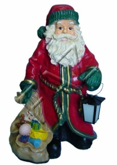 Design Weihnachtsmann Figur Garten Skulptur Figuren Skulpturen Deko