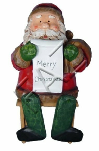 Design Weihnachtsmann Figur Deko Garten Statue Skulptur Figuren Skulpturen