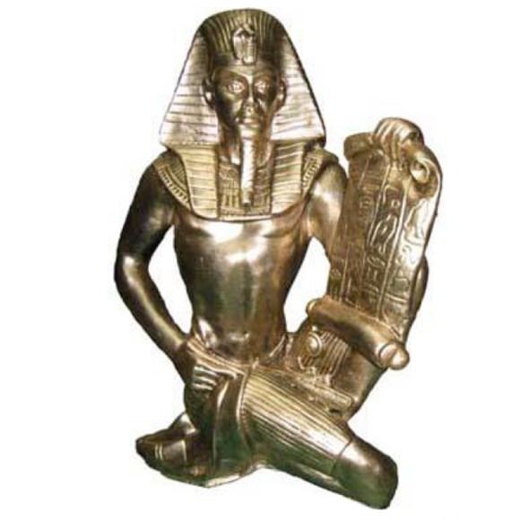 Ägypten Skulptur Ramses II Kunststoff Statue Statuen Figuren Antik Stil
