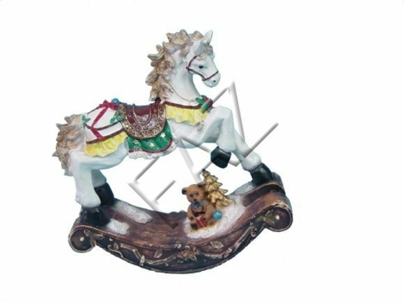 Design Pferd Figur Garten Statue Skulptur Figuren Skulpturen Deko