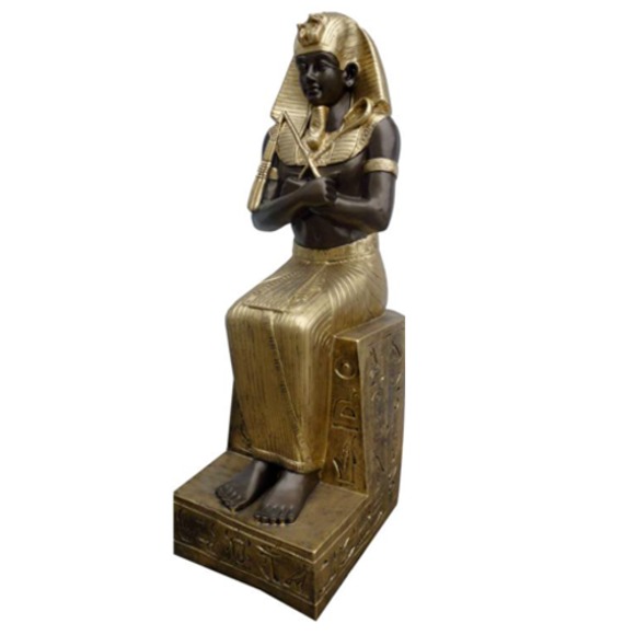 Ägyptische Pharao Figur Statue Skulptur Statuen Figuren 125 cm Antik Stil