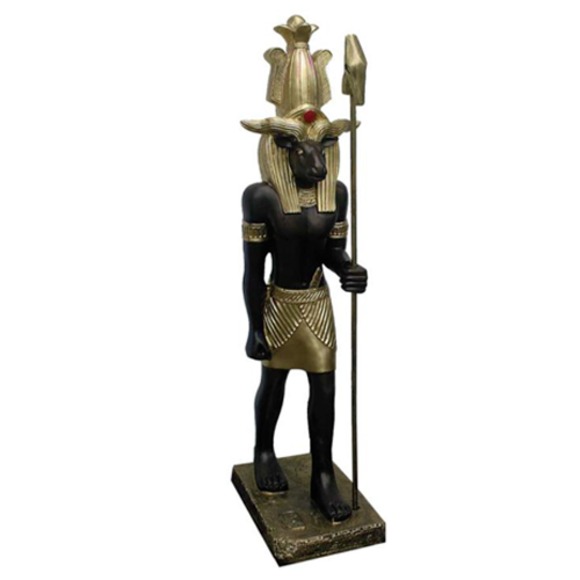 Ägyptischer Gott Khnum Statue Figur Statuen Figuren Skulpturen