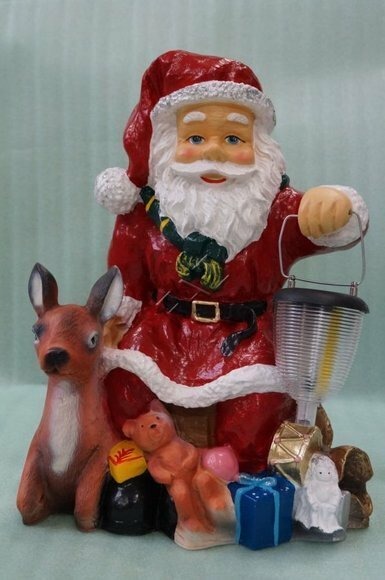 Design Deko Weihnachtsmann Figur Garten Statue Skulptur Figuren Skulpturen
