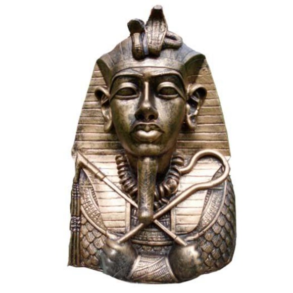 Figur Ägyptische Ramses II Statuen Figuren Dekoration Kunststoff 35cm