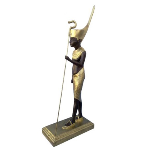 Ägyptischer Gott Khnum Statue Figur Statuen Figuren Skulpturen 60 cm