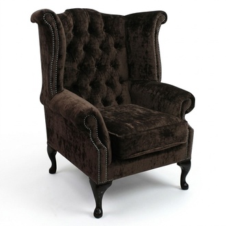 Echter Chesterfield Ohrensessel Sessel Couch Sofa Polster Sitz Lounge Relaxsitz