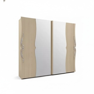 Echtholz Kleiderschrank Holzschrank Schrank Schlafzimmer Möbel Italien