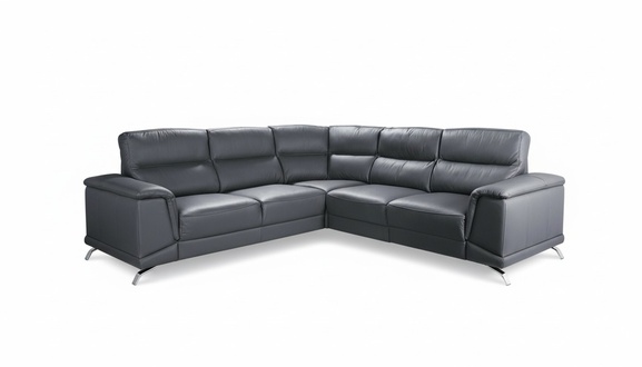 Eck Garnitur Heim Kino Sofa Couch Polster Couchen Sofas Relax Fußstützen