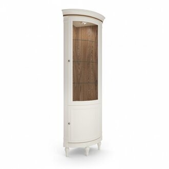 Eck Vitrine Vitrine Schrank Vitrinen Wohnzimmer Schau Schränke Deko Design