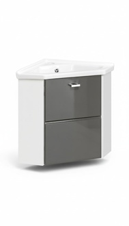 Eck Waschtisch Waschtisch mit Unterschrank 40 cm Ecke Becken