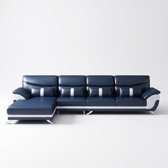 Ecke Ecksofa L-Form Wohnlandschaft Sofa Couch Garnitur Polster Stoff Sofas Leder