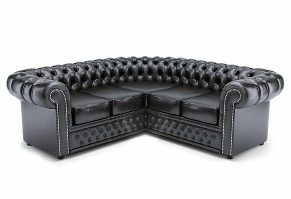 Chesterfield Sofaecke Ecksofa Eckcouch Couch Sofa Wohnlandschaft