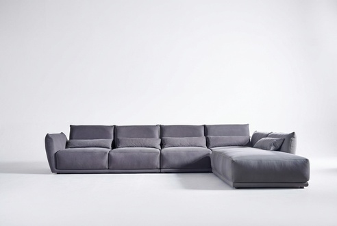 Ecksofa Couch Polster Sofa Wohnlandschaft Italienische Wohnzimmer Möbel