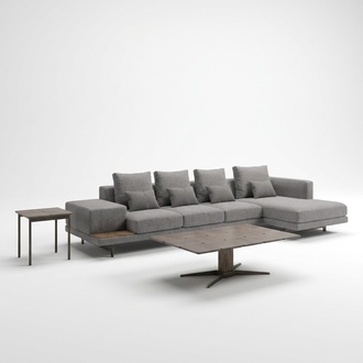 Ecksofa L-Form Grau Wohnzimmer Designer Polstermöbel Eck Möbel Neu