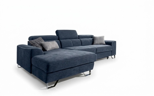 Ecksofa L-Form Sofa Wohnlandschaft Garnitur Polster Bettfunktion Design Modern