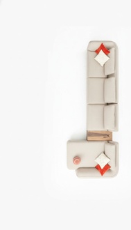 Ecksofa L-Form Wohnzimmer Couch Polstersofa Ecke Garnitur Stoffsofa