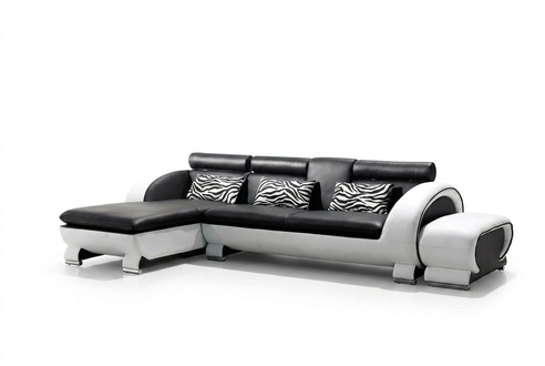 Ecksofa Ledersofa Wohnlandschaft L Form Deko Sofa Couch Polster Sitz Ecke