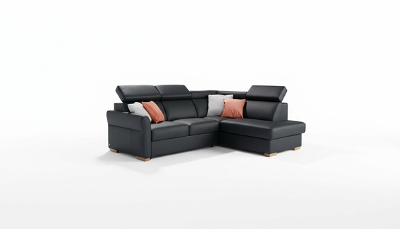 Ecksofa Sofa Couch Polster Wohnlandschaft Eck Garnitur Sofas Bettfunktion Kasten