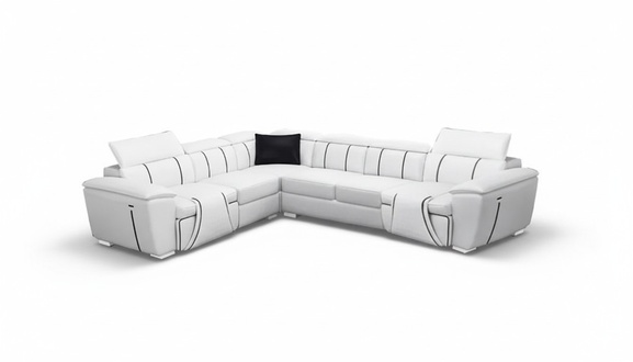 Ecksofa Wohnlandschaft Eckcouch Polster Eckgarnitur Sofa LForm Ledersofa Couch