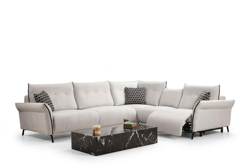 Ecksofa Wohnzimmer Sofa Couch Polster Textil Möbel Modern Designer Neu