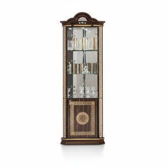 Eckvitrine Schrank Eckschrank Schränke Möbel Glasschrank Design