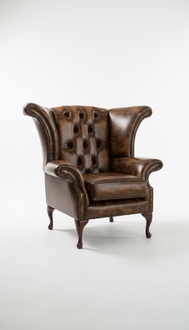 Edler Designer Luxus Sessel Ohrensessel 1 Sitzer Fernseh Lounge Relax