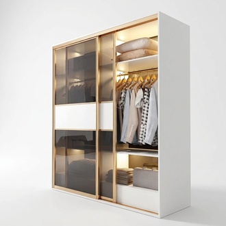 edler Schrank Luxus Schwebetüren Design Schlaf Zimmer Schränke