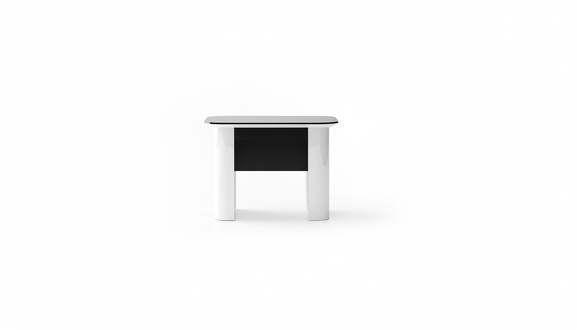 Elegantes schwarzes Holz Sideboard im modernen Stil