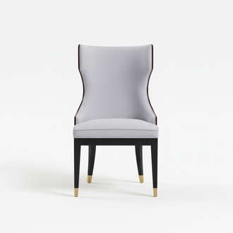 Ess Zimmer 1x Stuhl Stühle Polster Holz Modern Designer Lehn Sitz Sessel