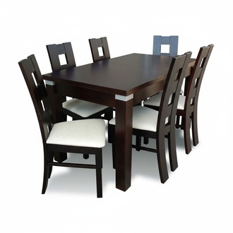 Essgarnitur Esstisch 6 x Stuhl Set Garnitur Tisch Essgruppe 7tlg. Tische Neu