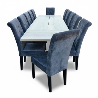 Esstisch 12x Stühle Esszimmer Set Essgruppe Moderne Stühle Tisch 13tlg.