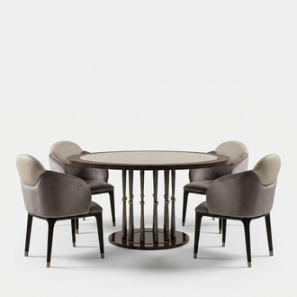 Esstisch 4 x Stühle Esszimmer Set Essgruppe Gruppe Stühle Tisch Tische 5tlg.