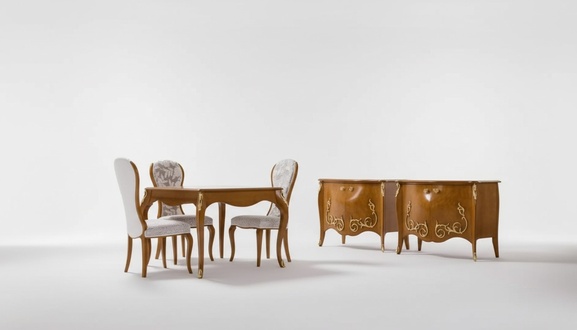 Esstisch Esszimmer Braun Essgruppe Klassischer Tisch 4x Stühle Set 6tlg