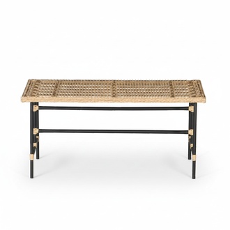 Esstisch Hochwertiges Rattan Luxus GartenMöbel Terrasse Balkon Design Modern
