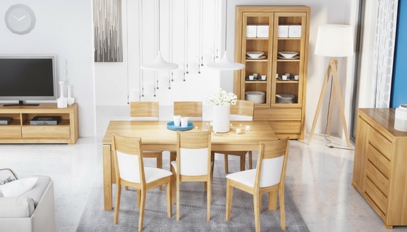 Esstisch Holz Stühle 6x Lehnstuhl Gruppe Esszimmer Stuhl Set Tisch Neu Garnitur