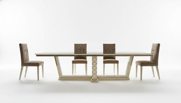 Esstisch Konferrenztisch Tisch XXL Rokoko Barock Jugendstil royal luxus