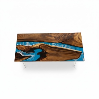 Esstisch River Tisch Holz Flusstisch 180x90 Massive Tische