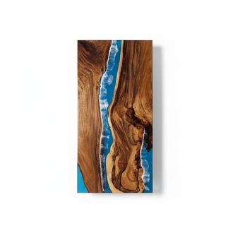 Esstisch Tisch Epoxidharz Massiv Tische 220x90 Flusstisch Echtes Holz