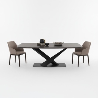 Esszimmer Holz Tische Essgruppe Set Stuhl Gruppe Neu 4x Design 5tlg