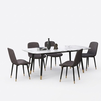 Esszimmergruppe Tisch 5x Stühle Sitzgruppe Essgruppe Esszimmergarnitur