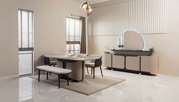 Esszimmermöbel Essecke Esszimmer Essgruppe 8tlg Holz Beige Garnitur