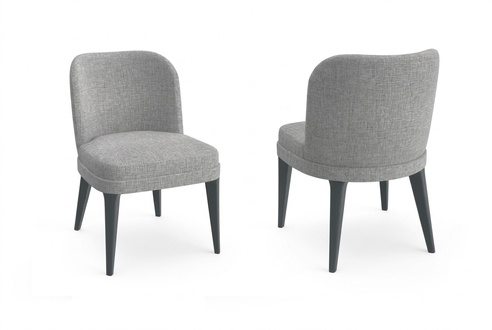Esszimmerstuhl Luxus Modern Stühle Textil Design Stuhl Möbel Lehnstuhl
