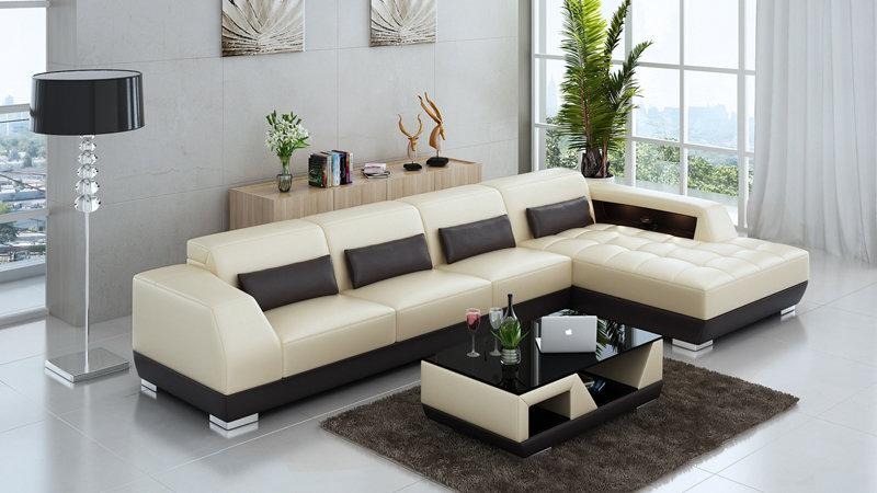 Ledersofa Couch Wohnlandschaft Ecksofa Eck Modern Design Sofa Garnitur