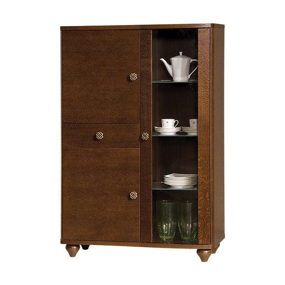Klassische Vitrine Vitrinenschrank Schrank Vitrinen Glasschrank- Model