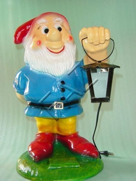 Zwerg Figur Garten Statue Skulptur Figuren Skulpturen Dekoration 50 cm