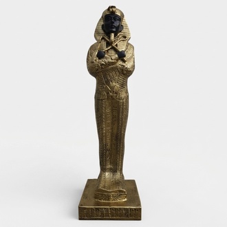 Figur Ägyptische Pharao Statuen Figuren Dekoration Kunststoff 25cm
